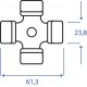 Crociera categoria 2, 23,8mm X 61,3mm