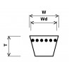 Cinghia Trapezoidale PI BELT a Sezione "B"