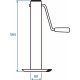 Servotimone Con Manovella Laterale 60x600 mm